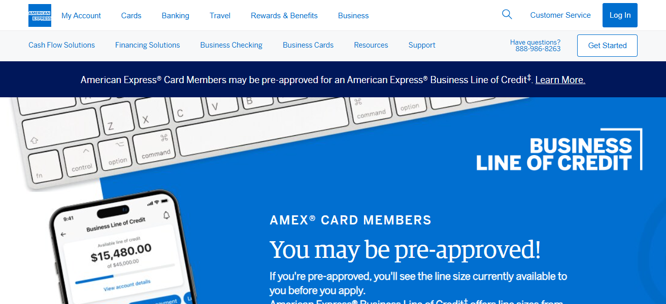 6. American Express Business Line of Credit