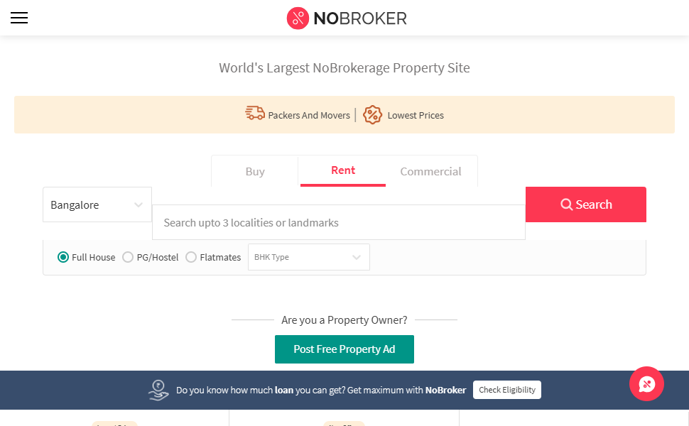 NoBroker FinTech Loan