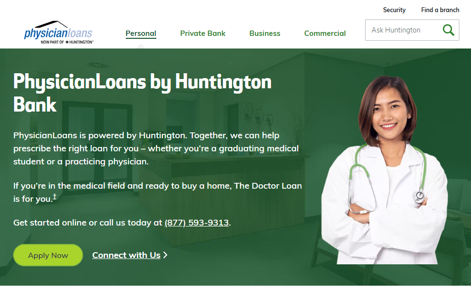 Huntington Bank Physician Mortgage