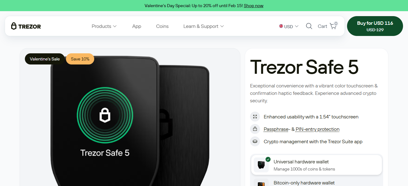 Trezor Safe 5