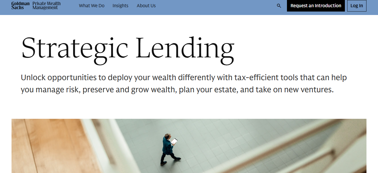 Goldman Sachs Private Wealth Lending