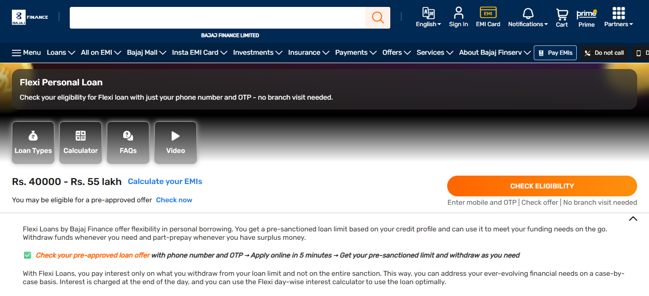 Flexible Tenure Financing