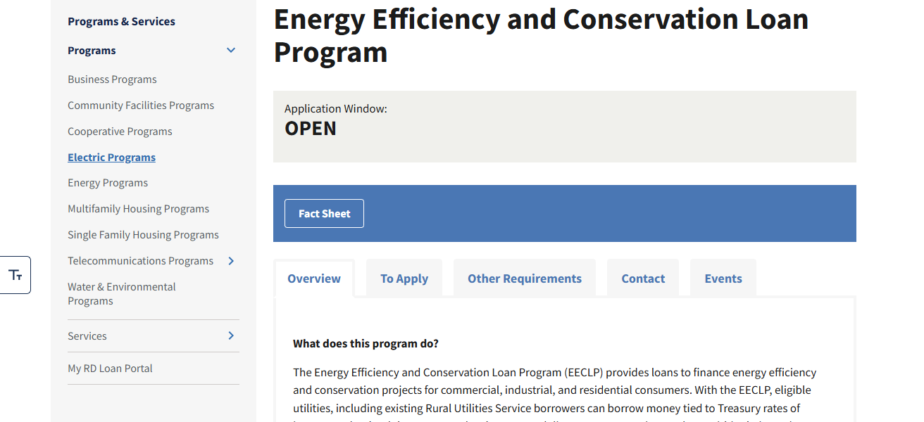 Federal Energy-Efficiency Financing Programs