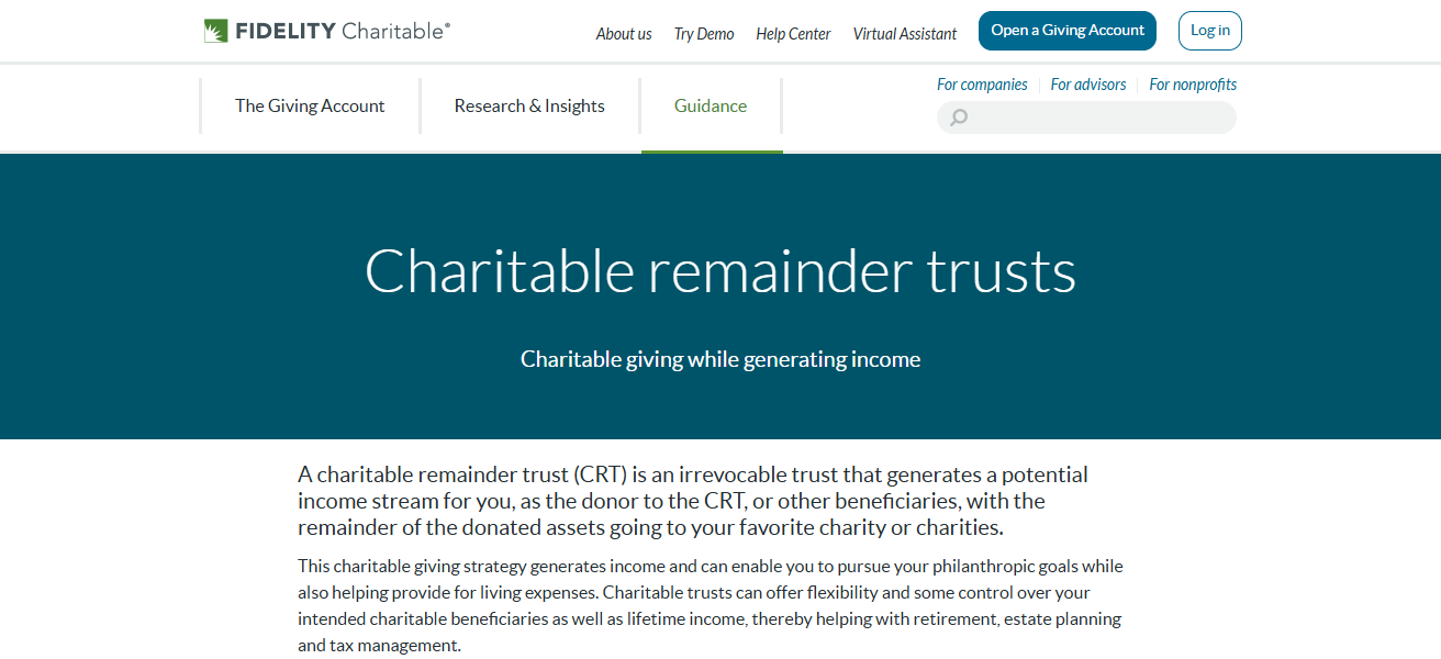 Charitable Remainder Trusts (CRTs)