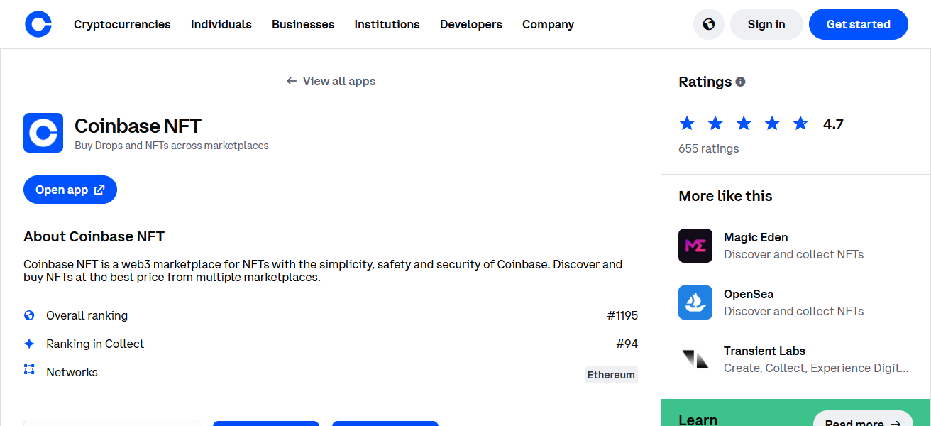 Coinbase NFT