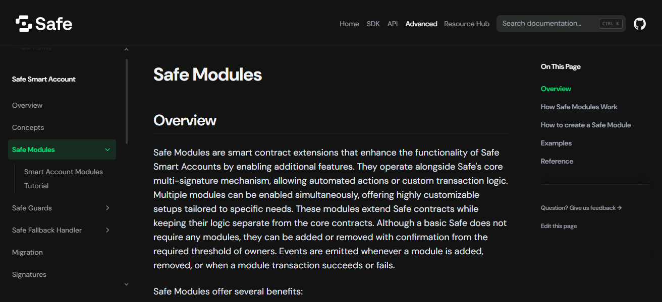 Zodiac (Safe Modules)