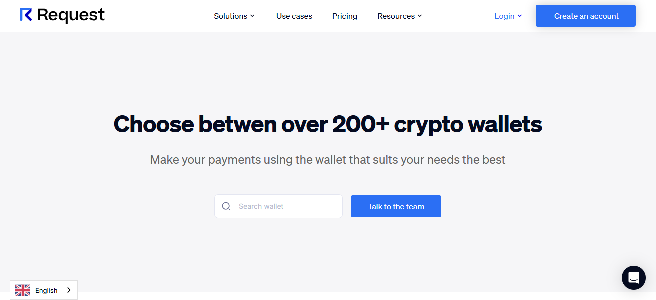 Request Finance Wallet