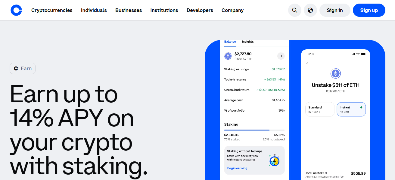 Coinbase Earn