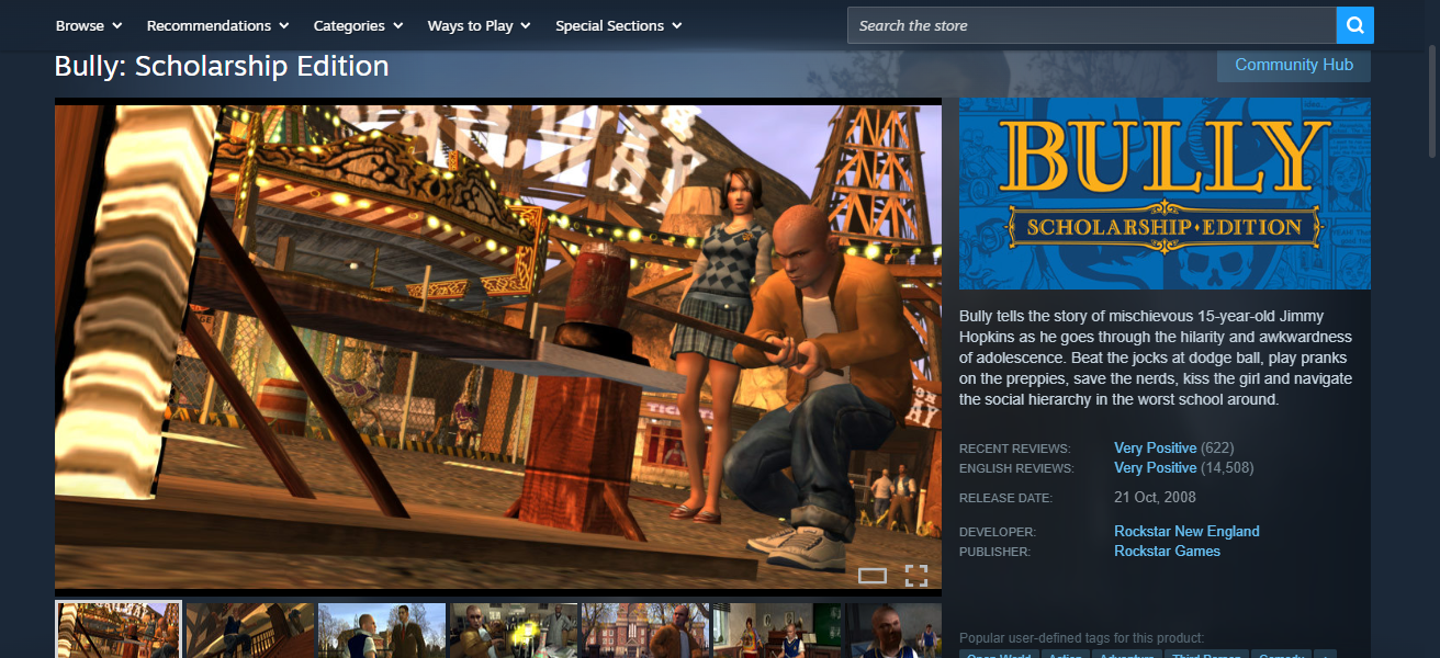 Bully: Scholarship Edition