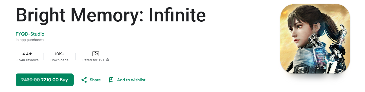 Bright Memory: Infinite Mobile