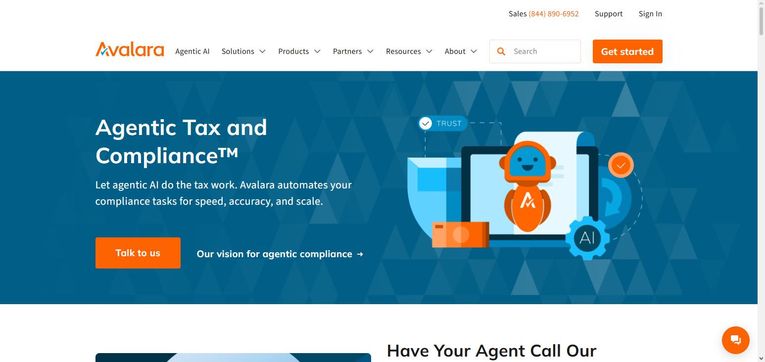 Avalara AI Tax Compliance