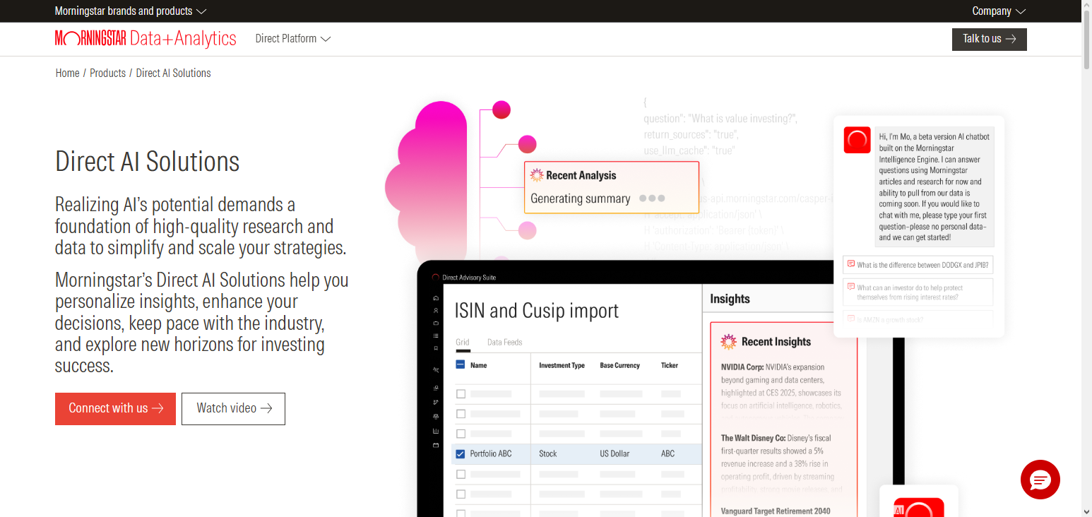Morningstar Direct AI