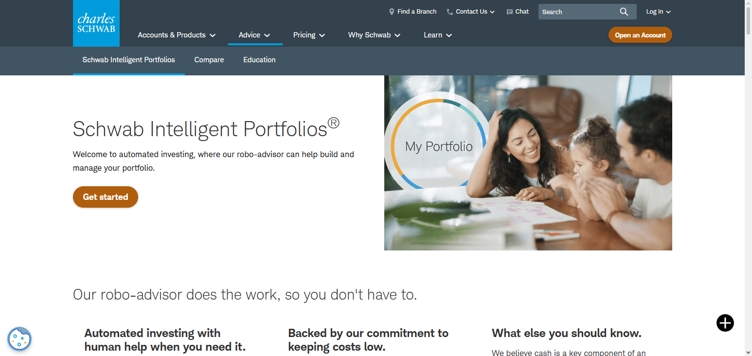 Charles Schwab Intelligent Portfolios AI