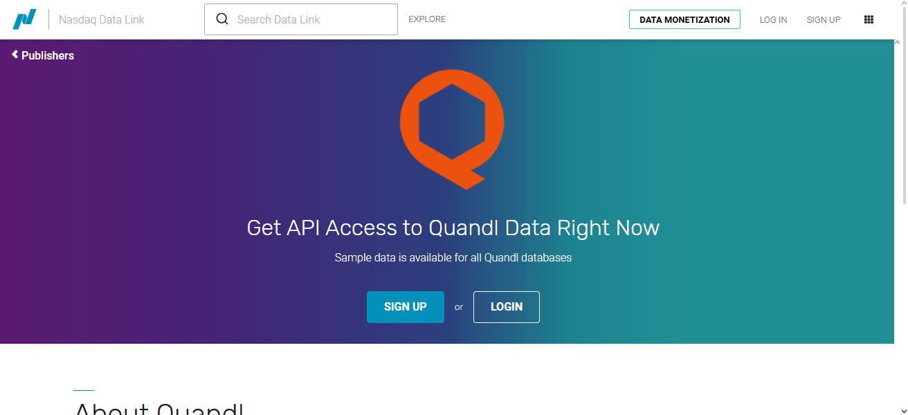 Quandl (Nasdaq Data Link)