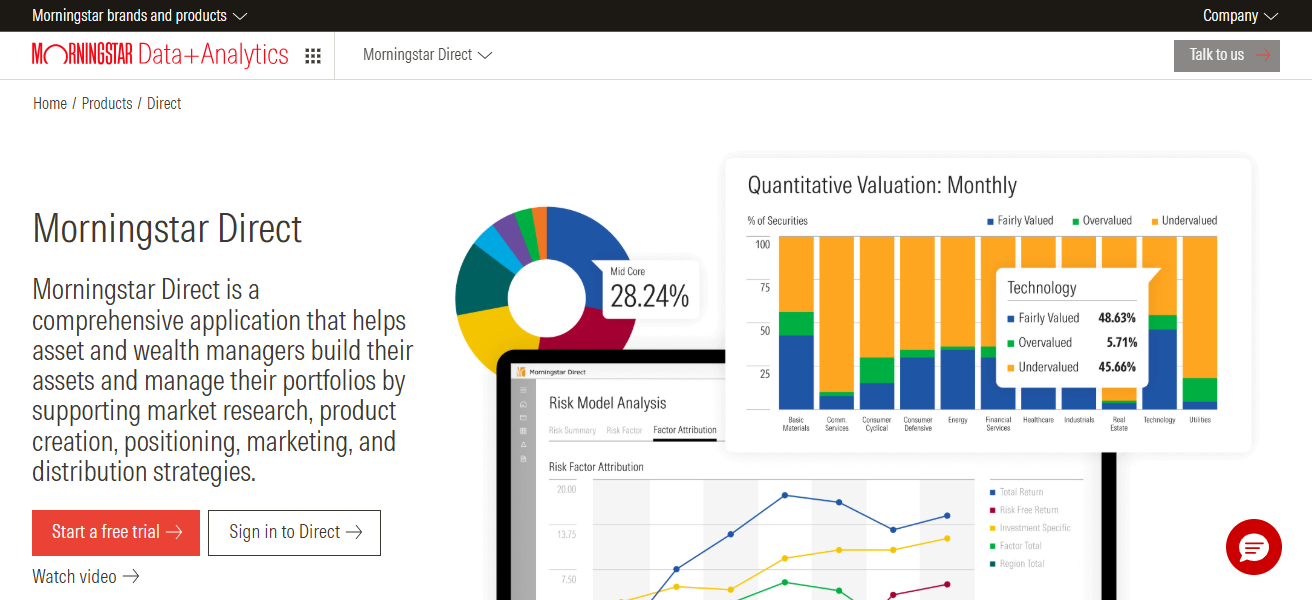 10. Morningstar Direct