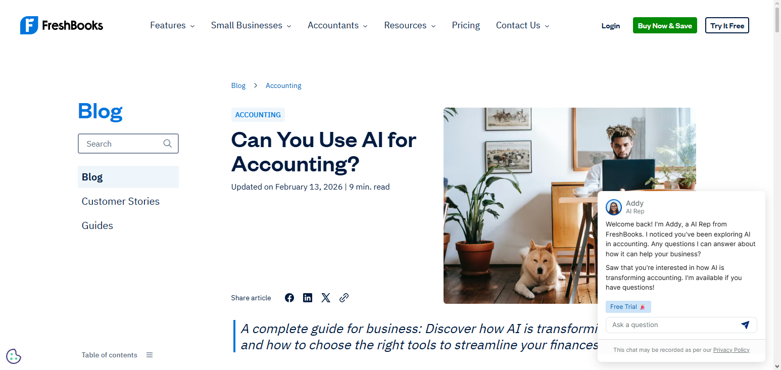  FreshBooks Insights AI