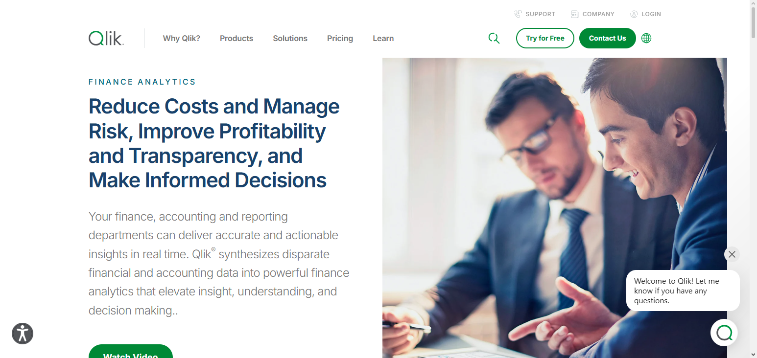 Qlik Sense Finance AI