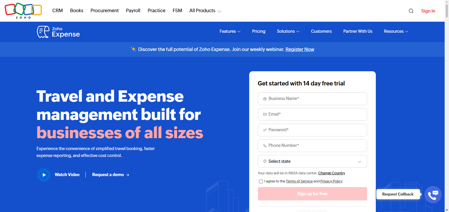 Zoho Expense