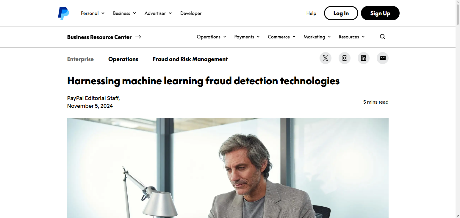 PayPal Fraud Protection AI