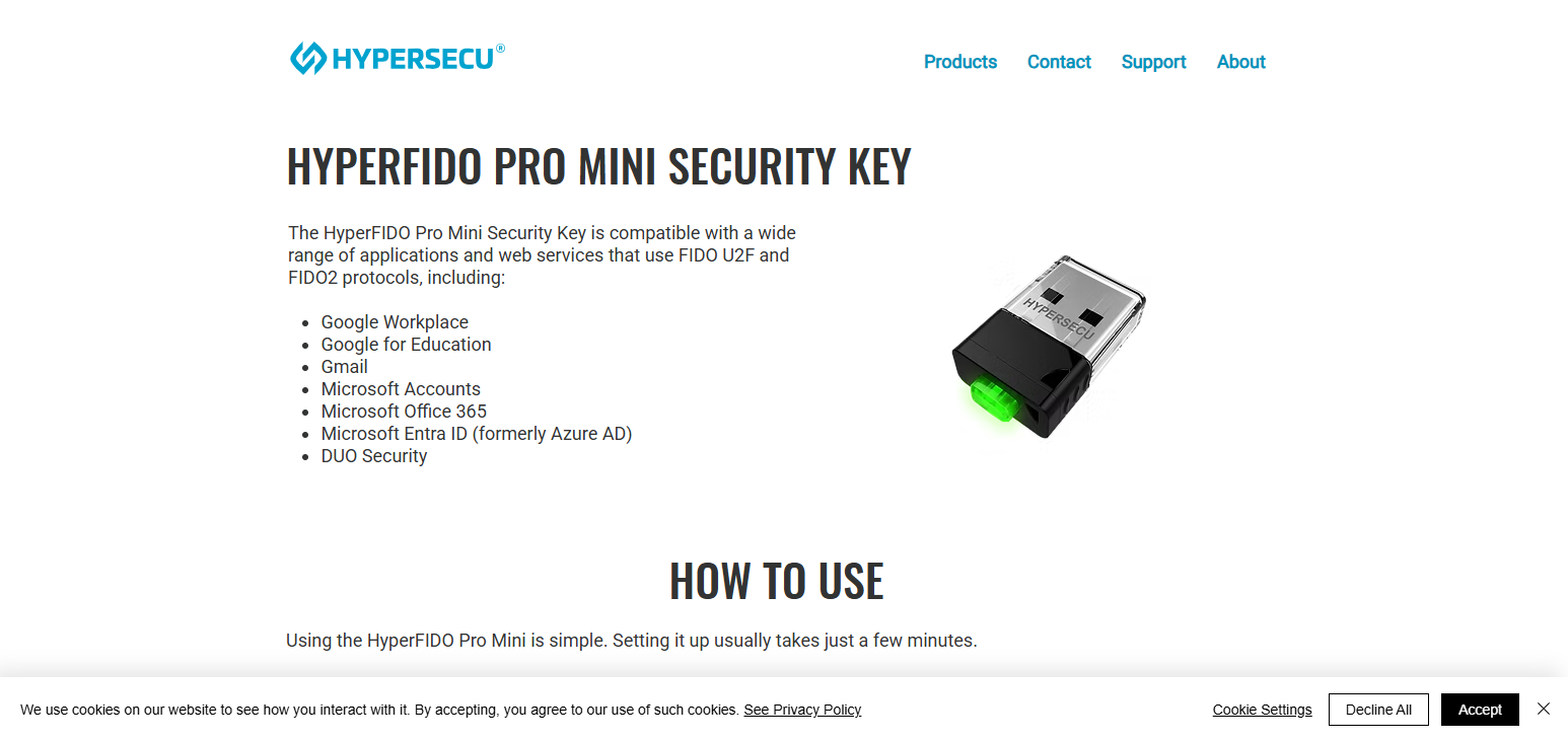  HyperFIDO Mini Security Key