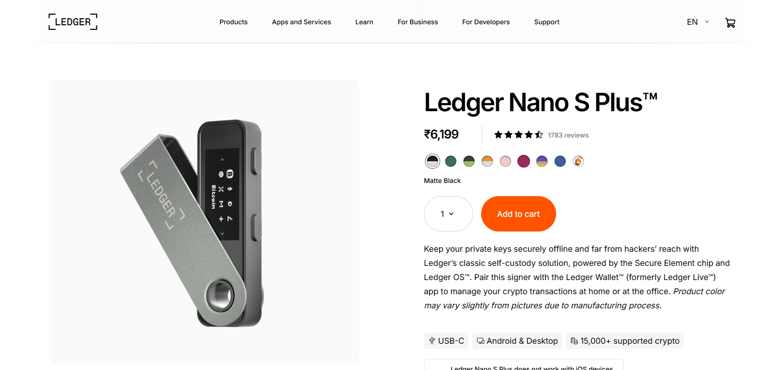 Ledger Nano S Plus