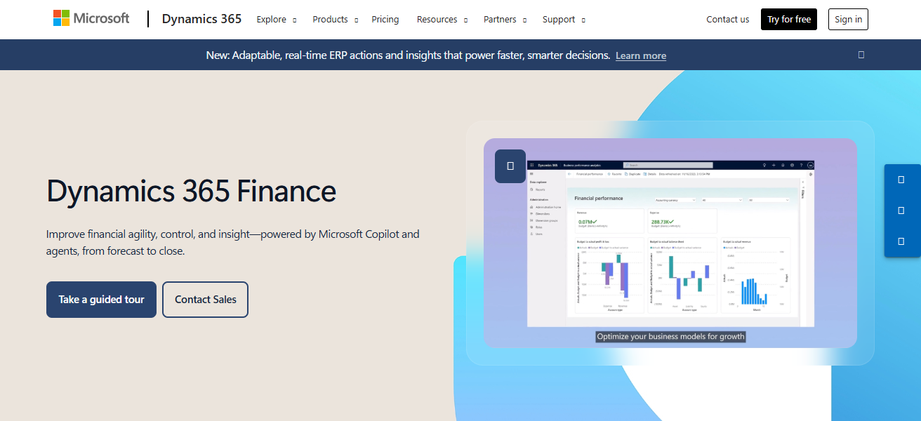 Microsoft Dynamics 365 Finance