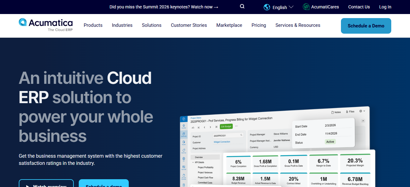 Acumatica Cloud ERP