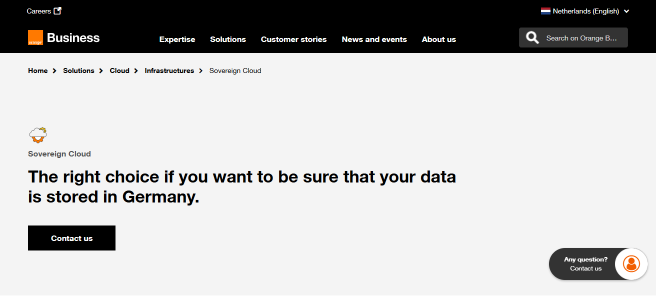 Orange Sovereign Cloud