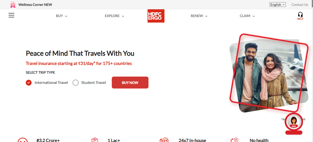 DFC ERGO Travel Insuranc