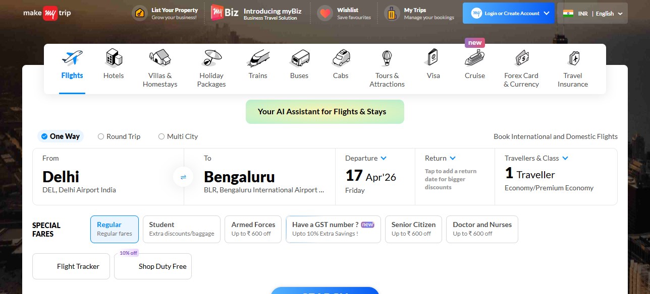 MakeMyTrip