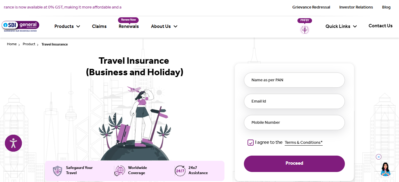 SBI Travel Insurance