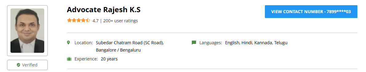 4. Advocate Rajesh K.S