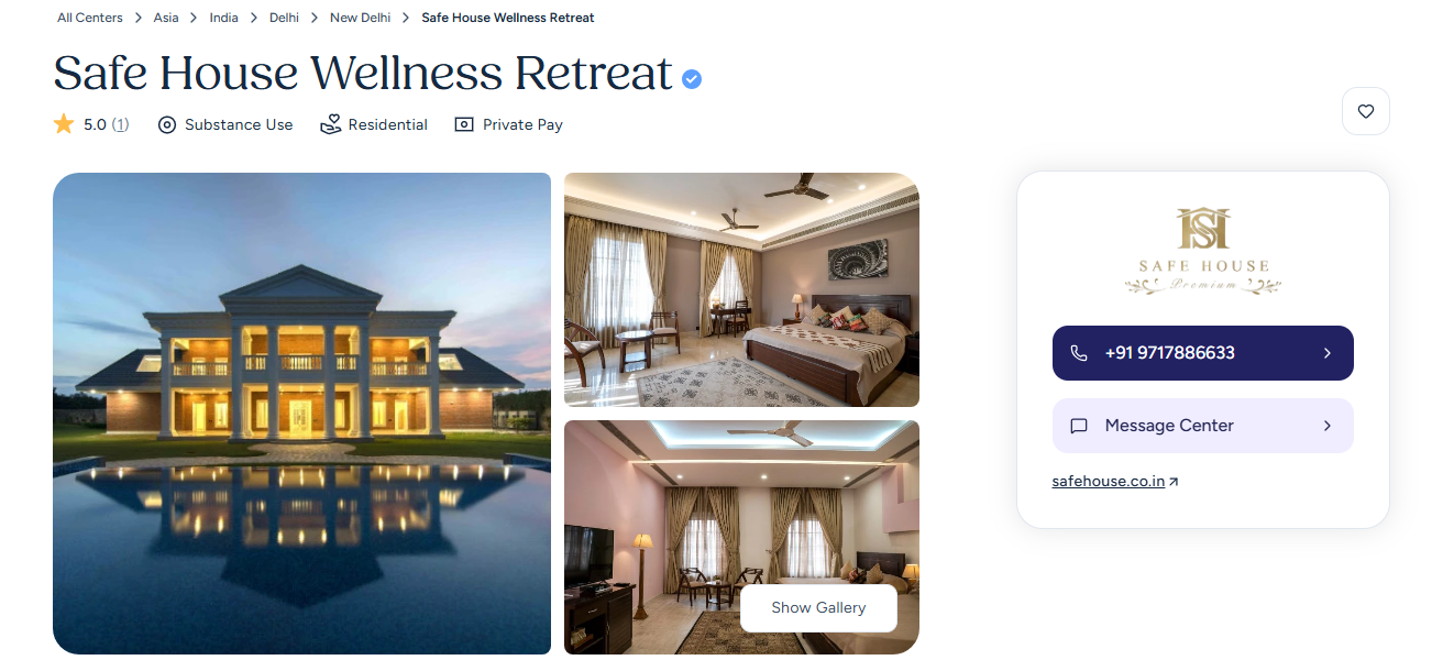 Safe House Wellness Retreat, Delhi