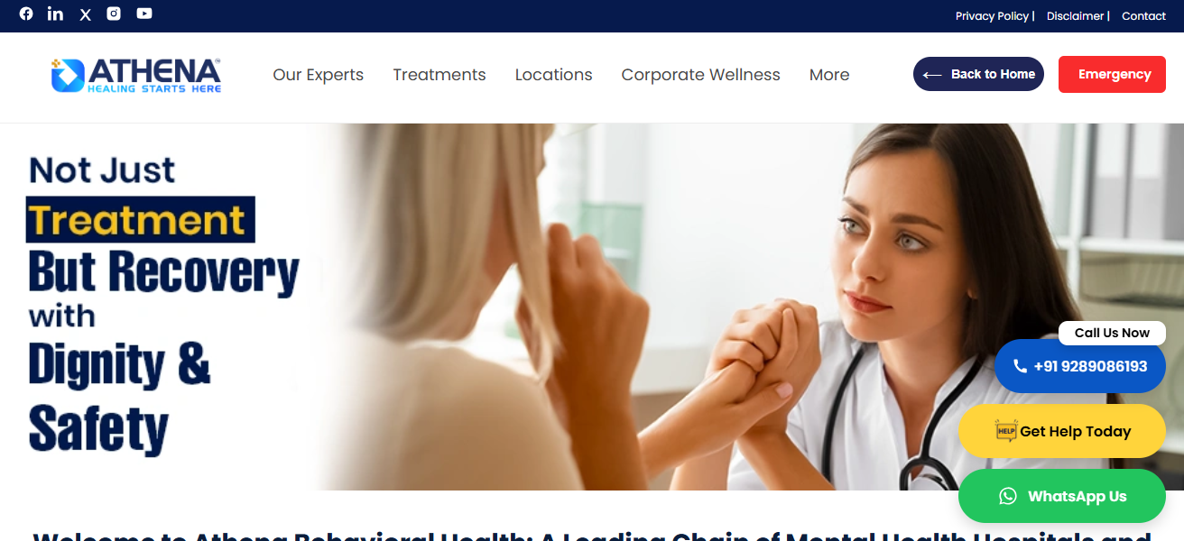 Athena Behavioral Health, Gurgaon