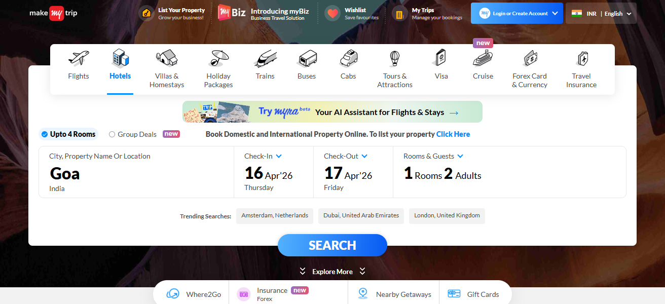 MakeMyTrip