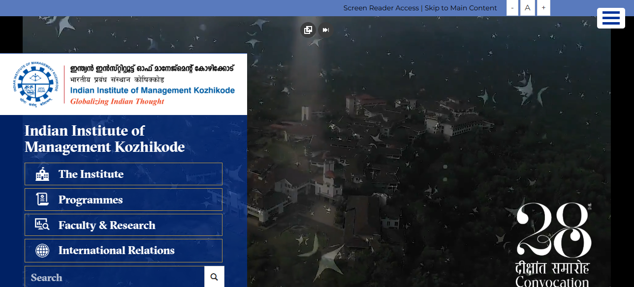 IIM Kozhikode (India)