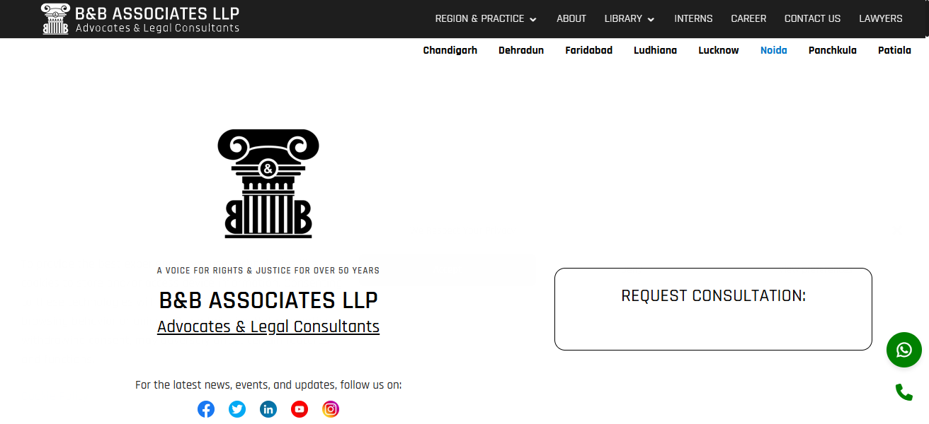 1. B&B Associates LLP (Chandigarh/Ludhiana)