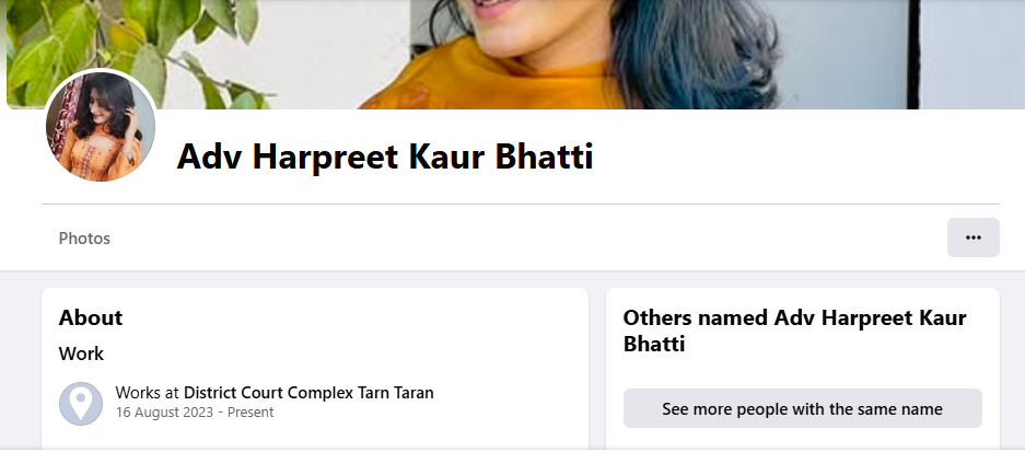 Harpreet Kaur Bhatti (Tarn Taran)