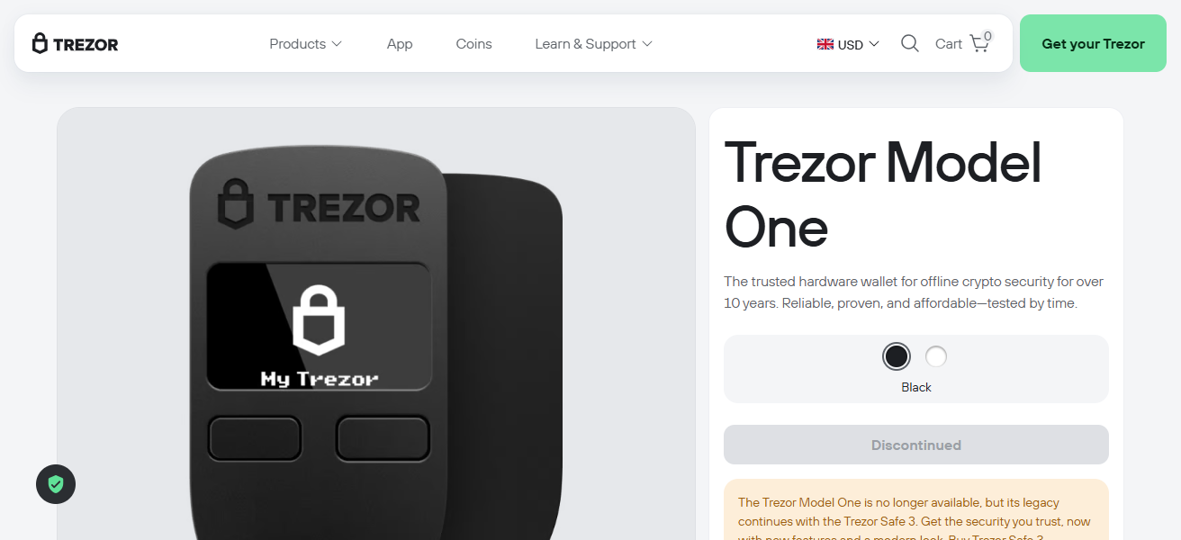 Trezor Model One