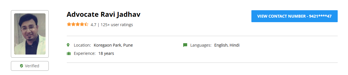 Advocate Ravi Jadhav