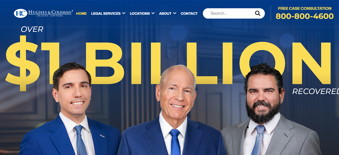 10. Hughes & Coleman Injury Lawyers