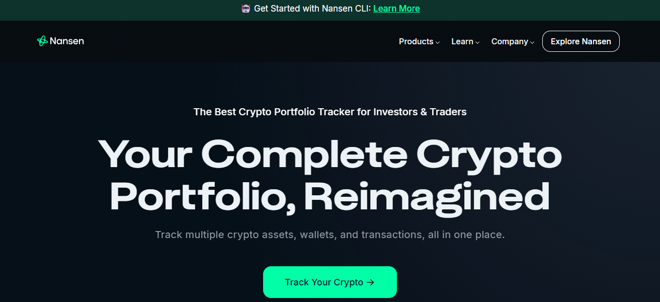 7. Nansen Portfolio Tracker