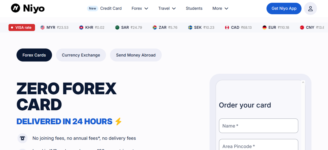 Niyo SBM Global Debit Card