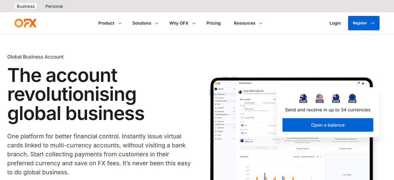 OFX Global Business Account