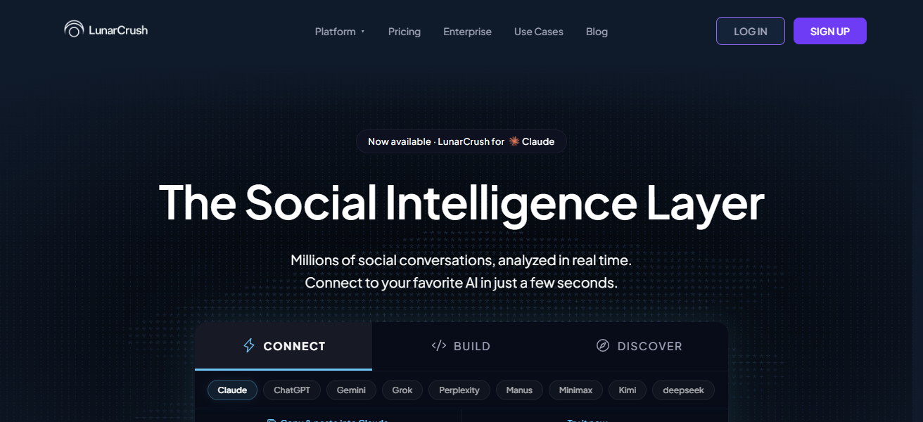 LunarCrush Social AI