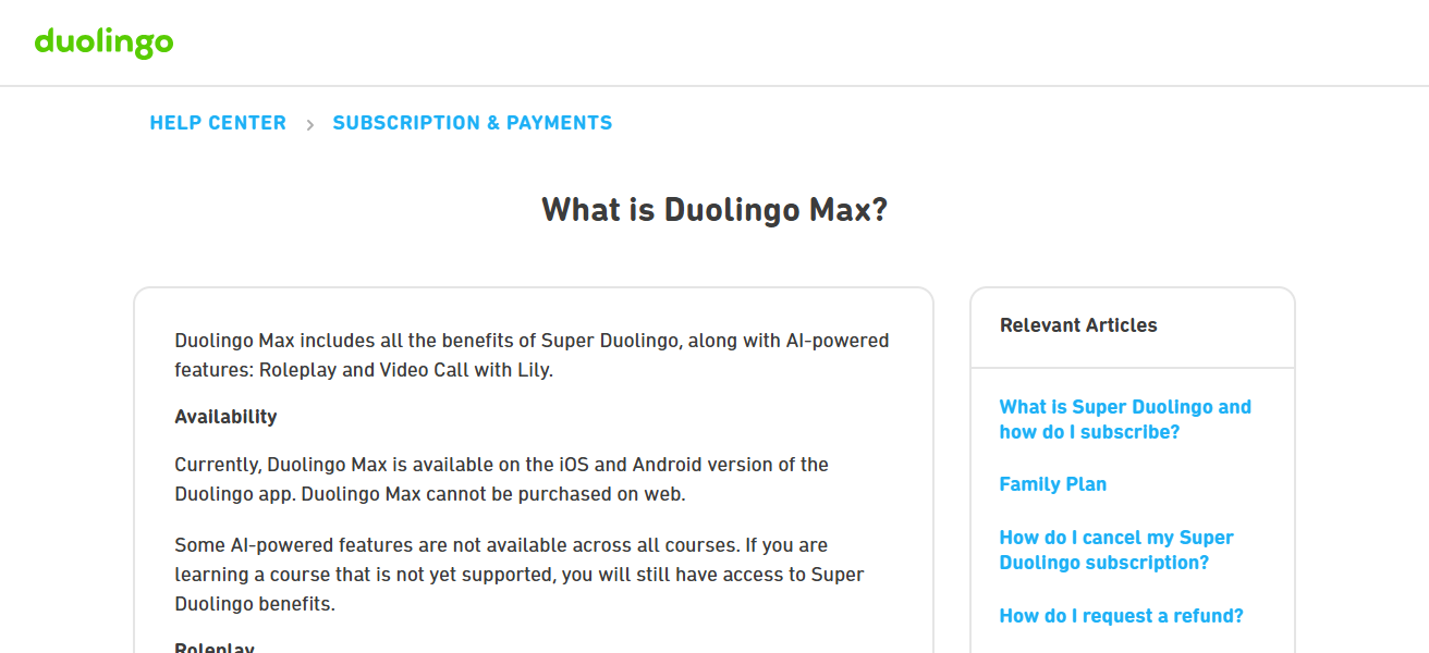 Duolingo Max