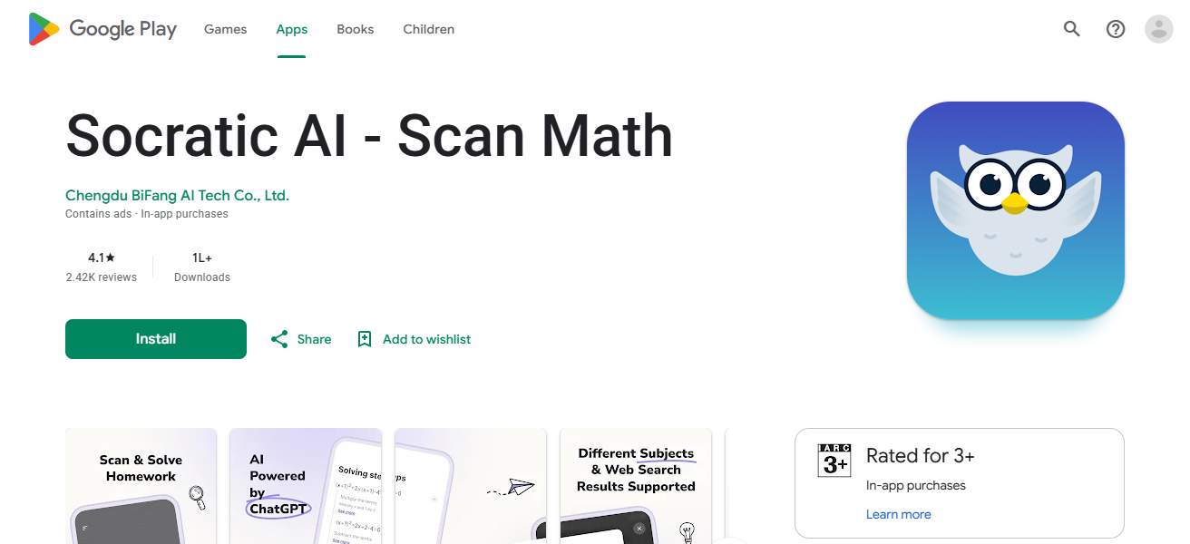 Socratic by Google