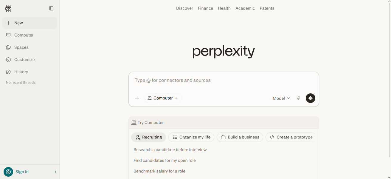 Perplexity AI