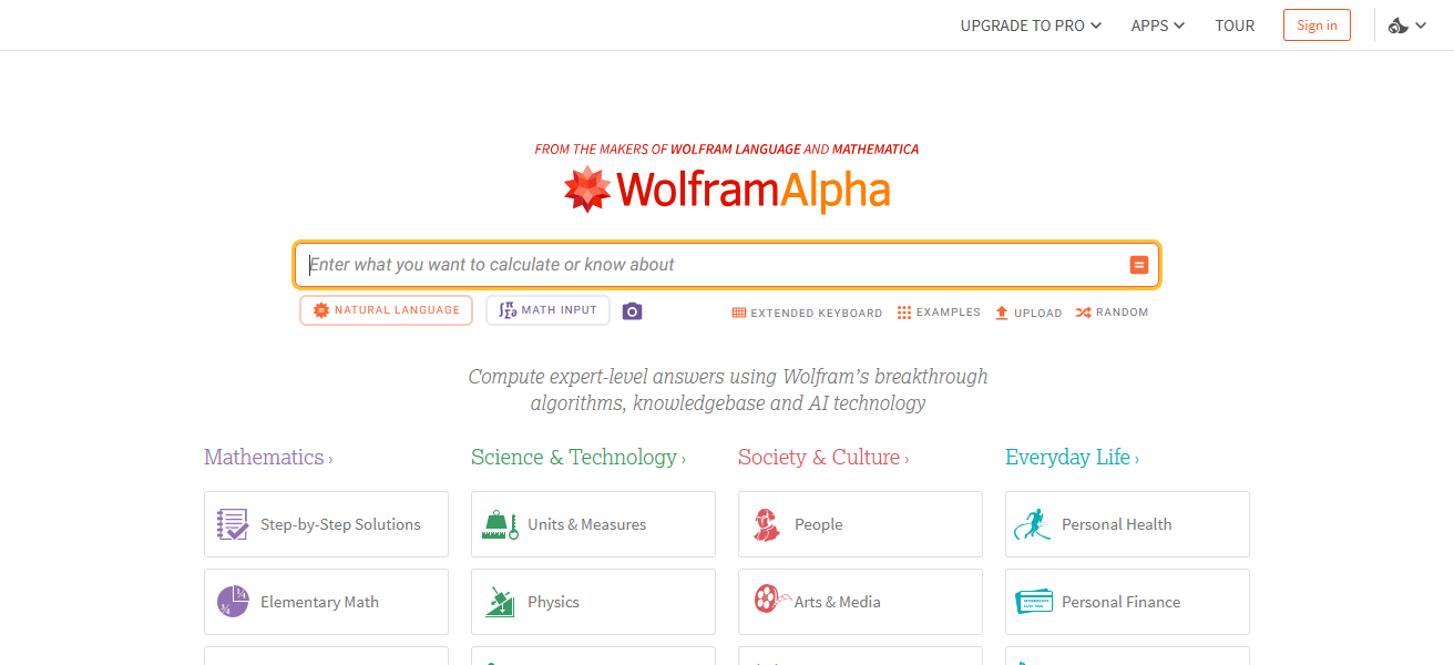  Wolfram Alpha