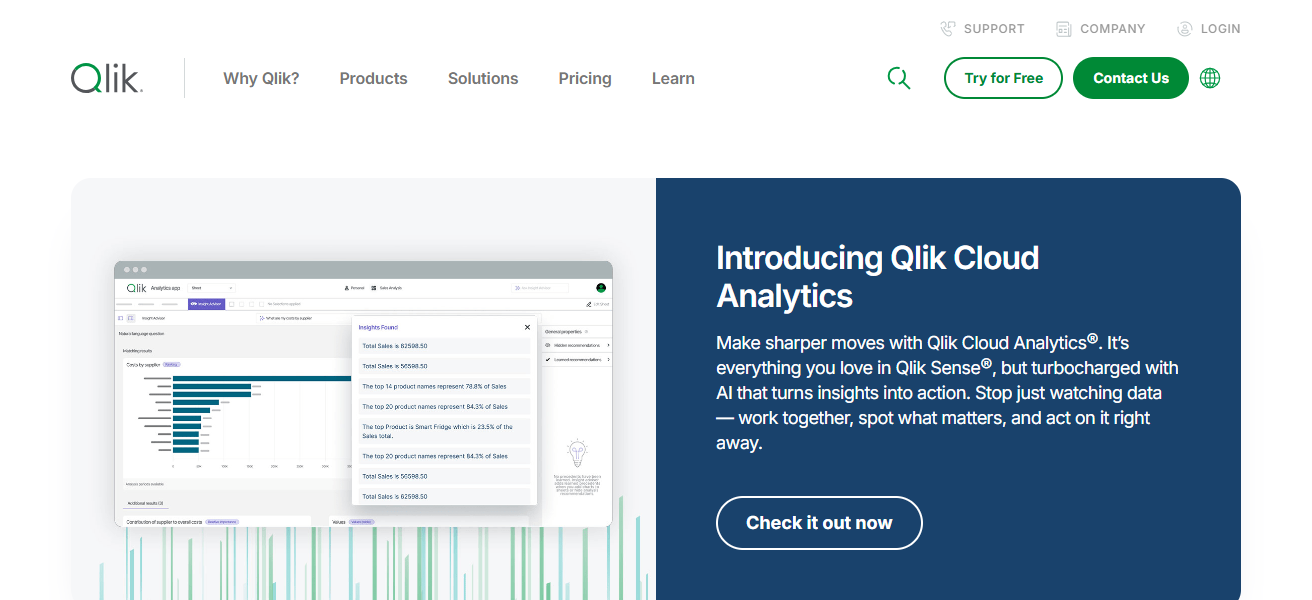 8. Qlik Sense